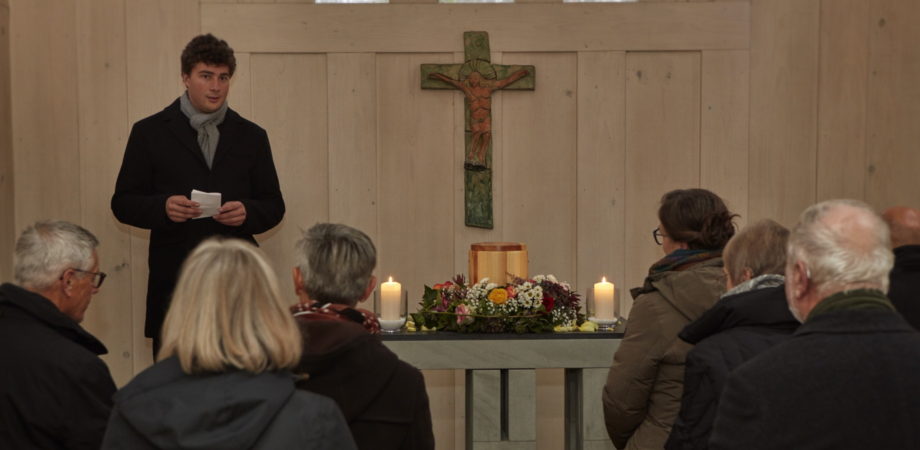 Trauerfeier in der Kapelle